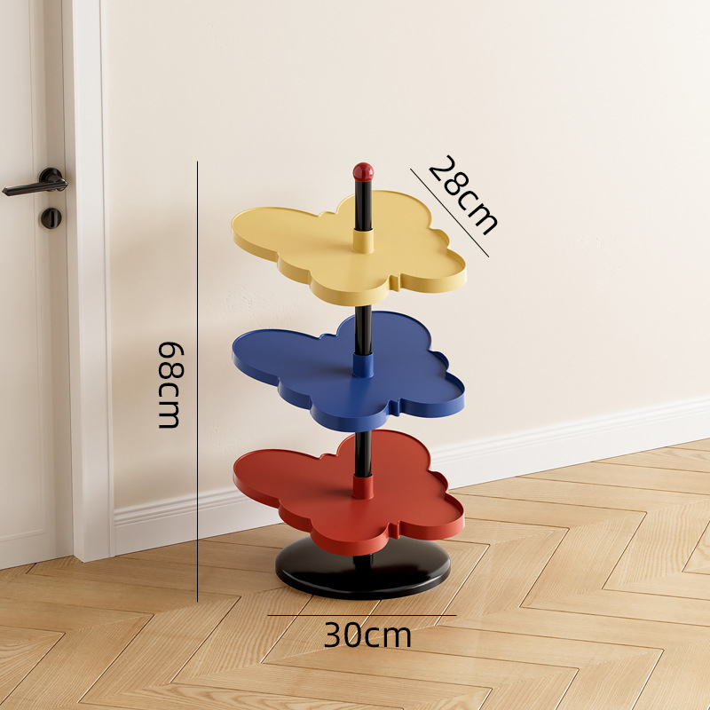 Podni stalak za cipele, 5 etaža, plastični materijal, moderni minimalistički stil, prenosiv i pokretan, za skladištenje u dnevnoj sobi