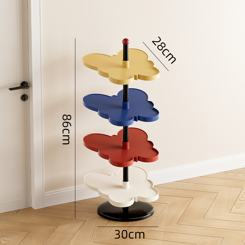 Podni stalak za cipele, 5 etaža, plastični materijal, moderni minimalistički stil, prenosiv i pokretan, za skladištenje u dnevnoj sobi