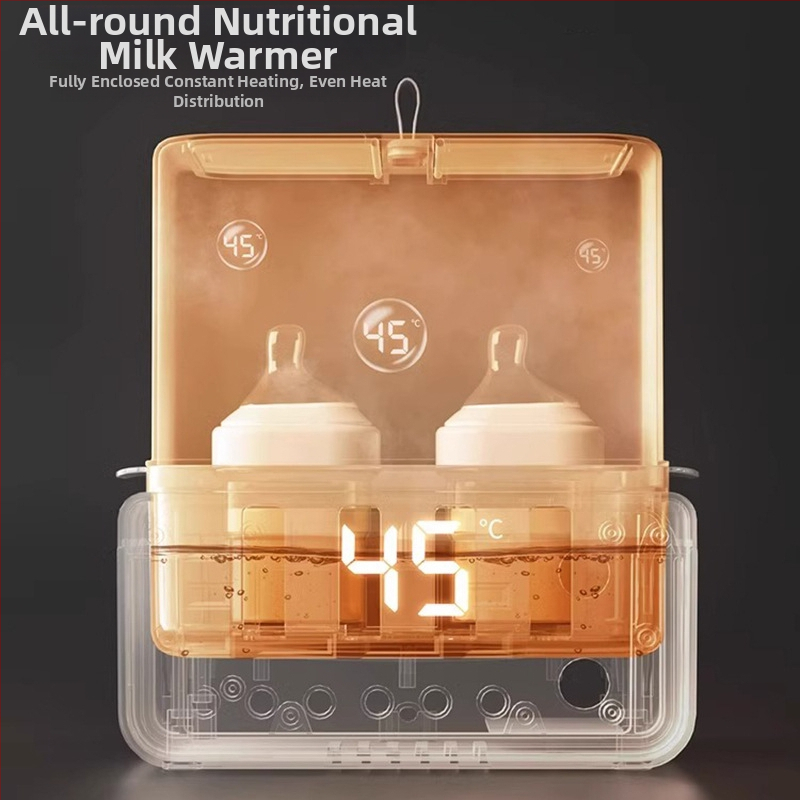Домашен нагревател за мляко с автоматично поддържане на температурата, 2-in-1 стерилизатор за бутилки (MK-569, 500W, PP, 220V AC)