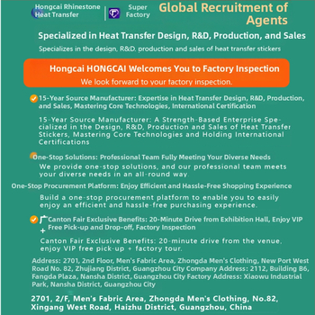 Drabužių plovimo žymė su karšto perdavimo lipduku — Procesas: karštas štampavimas; Prekės ženklas: Hongcai; Taikymas: apatiniai drabužiai, kepurės, krepšiai ir tekstilė