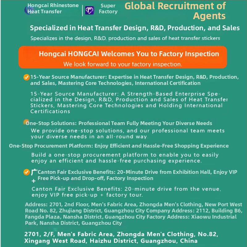 Drabužių plovimo žymė su karšto perdavimo lipduku — Procesas: karštas štampavimas; Prekės ženklas: Hongcai; Taikymas: apatiniai drabužiai, kepurės, krepšiai ir tekstilė