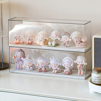 Figurákat tároló doboz, modell C3852, PP műanyag, 2 L kapacitás, fedett