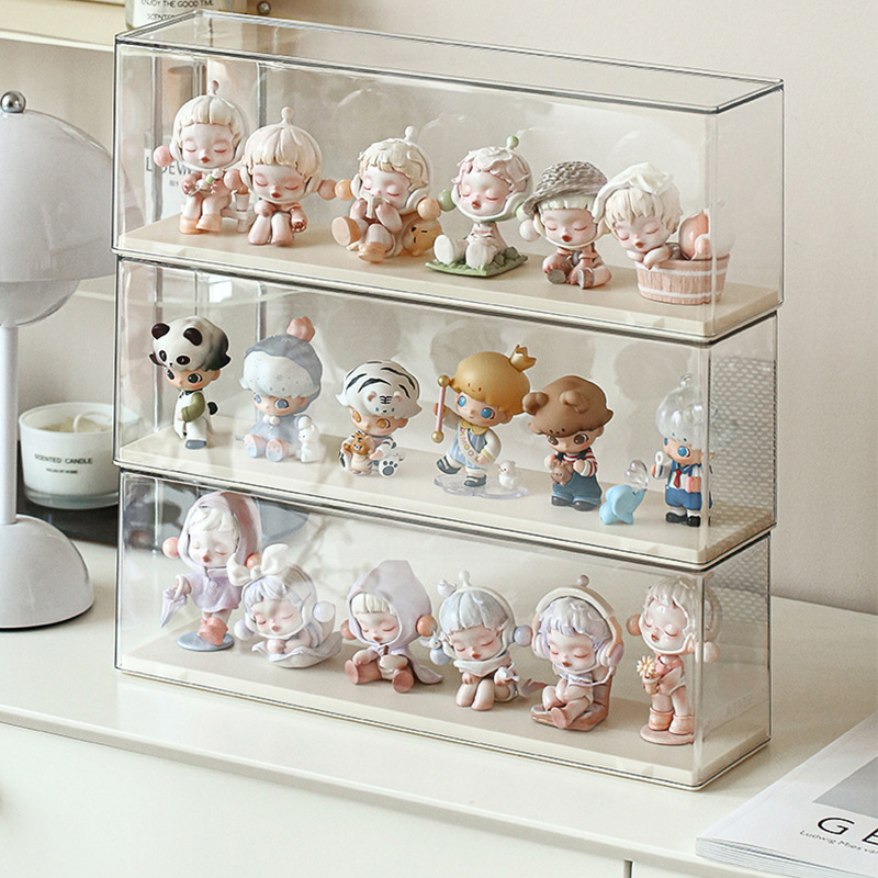 Figurákat tároló doboz, modell C3852, PP műanyag, 2 L kapacitás, fedett