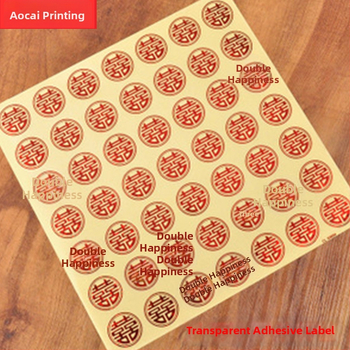 Pašlīmējošā noslēgšanas etiķete iepakojumam: apaļa forma, Kraft papīrs, matēts plēve, karstā līme, četrkrāsu druka, temperatūras izturība līdz 80°C