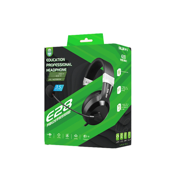 USB juhtmega peakomplekt sisseehitatud helikaardiga ja mikrofoniga, 40 mm draiverid, sagedusvahemik 20 kHz, takistus 32 Ω, kaabli pikkus 2,7 m