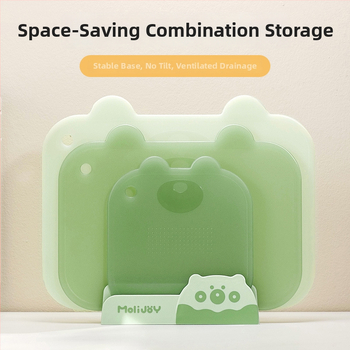 Maisto kokybės plastikinė pjaustymo lenta namų naudojimui, neslidi, pelėsiui atspari, tinkama kūdikių maistui ir vaisių bei daržovių paruošimui