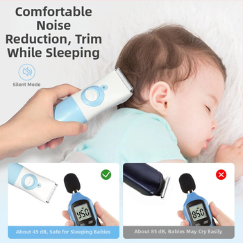 Kūdikio atsparus vandeniui elektrinis plaukų kirpimo įrankis – Įkraunamas, 5W, CE/FCC/ROHS