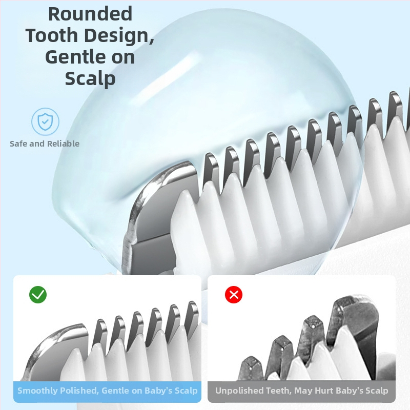 Bērnu ūdensdrošs elektriskais matu griezējs – Uzlādējams, 5W, CE/FCC/ROHS