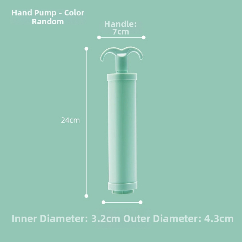 Vakuuma kompresijas soma drēbēm un plediem ar elektrisko sūknu, PA+PE materiāls, modelis: pakarinātais uzglabāšanas maisiņš, Shell Stone