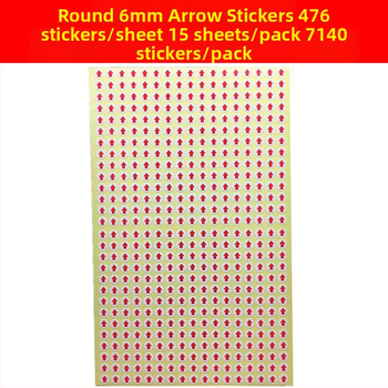 Apaļš uzlīme ar bultiņu, pašlīmējoša, vara plāksnes materiāls, karstās kausēšanas līmes, 80°C temperatūras izturība, stipra izturība pret vilkmi