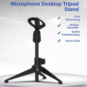 Stovas stalo mikrofonui su trimis kojomis belaidžiam kondensatoriaus mikrofonui — Record Work
