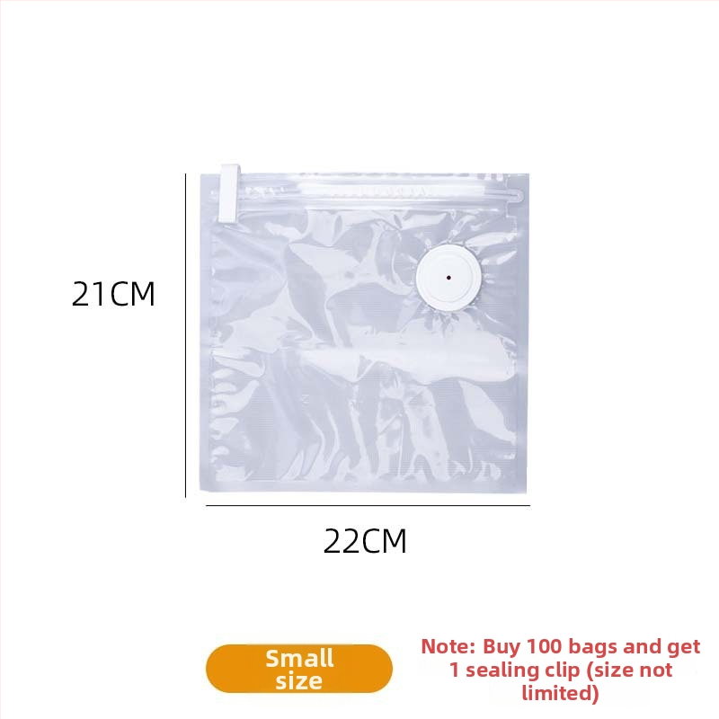 Vakuuma uzglabāšanas maisiņš pārtikai — PA+PE biezināts materiāls, sūkšanās tips, bez sūkņa, mājas uzglabāšanas vakuuma maisiņš (2025)