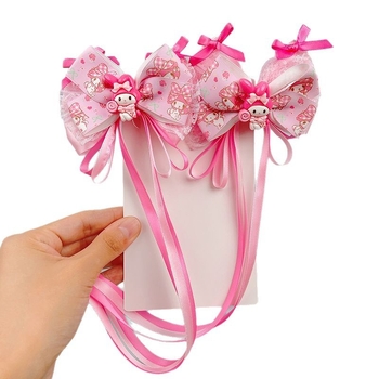 Fija za kosu s motivom Melody, vrpca od vrpce, klipsa, Sanrio licencirano, za djecu 3–10 godina