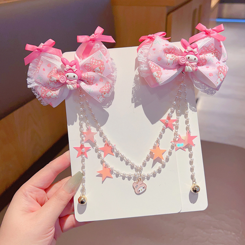 Fija za kosu s motivom Melody, vrpca od vrpce, klipsa, Sanrio licencirano, za djecu 3–10 godina