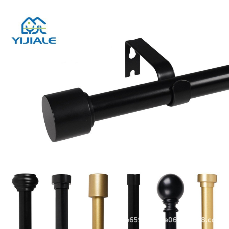 Yijiale zavjesna šipka, romanskog stila, bočni i gornji montaža, materijal: osnova smola; šipka od karbonske čelika, prilagodljiva, ovlaštena privatna marka