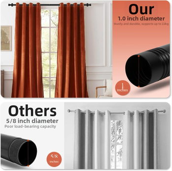 Romos užuolaidų lazda su dervos baze ir anglies plieno stiebu, prekinis ženklas Yijiale, pritaikoma, įgaliota privataus prekinio ženklo