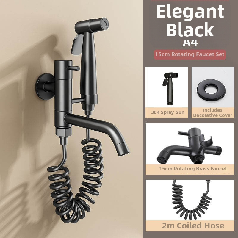 Mopa pool krāns no vara, duplex konstrukcija, atvērums ar atslēgu, cepjamā pārklājuma virsma, mūsdienīgs stils