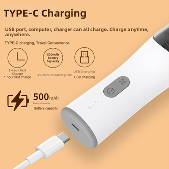 Clipclean babák és gyerekek hajvágója kerámiás penge, vízálló, újratölthető, ABS ház, mosható (kerámiás penge; vízálló; újratölthető; ABS ház)