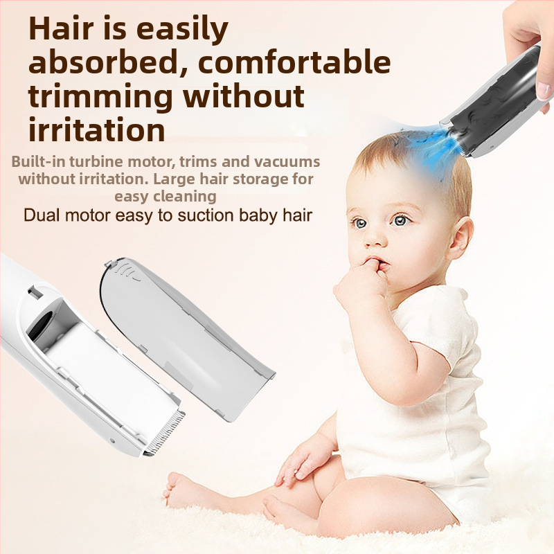 Clipclean babák és gyerekek hajvágója kerámiás penge, vízálló, újratölthető, ABS ház, mosható (kerámiás penge; vízálló; újratölthető; ABS ház)