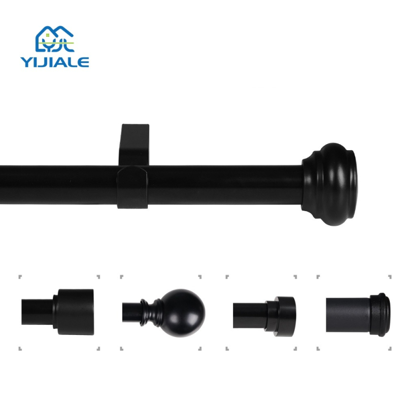 Držač zavjesa od smole, debeli i tih, teleskopska rimska šipka s višestrukim spojem; prilagodljivo od Yijiale (ovlaštena privatna marka)