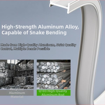 Aliuminio lydinio užuolaidų bėgelio sistema — lenkta ir tiesi bėgeliai, kampiniam langui, montavimas viršuje arba šonuose, vieno arba dvigubo bėgelio, tylus slydimas