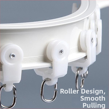 Aliuminio lydinio užuolaidų bėgelio sistema — lenkta ir tiesi bėgeliai, kampiniam langui, montavimas viršuje arba šonuose, vieno arba dvigubo bėgelio, tylus slydimas