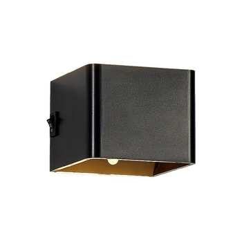 Стенна лампа със сензор за движение – LED светлина, PVC абажур, акрилно тяло, напрежение ≤36V