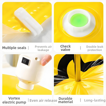 Vakuuma kompresijas soma segām un drēbēm ar pumpu — Modelis 1313, PA+PE materiāls