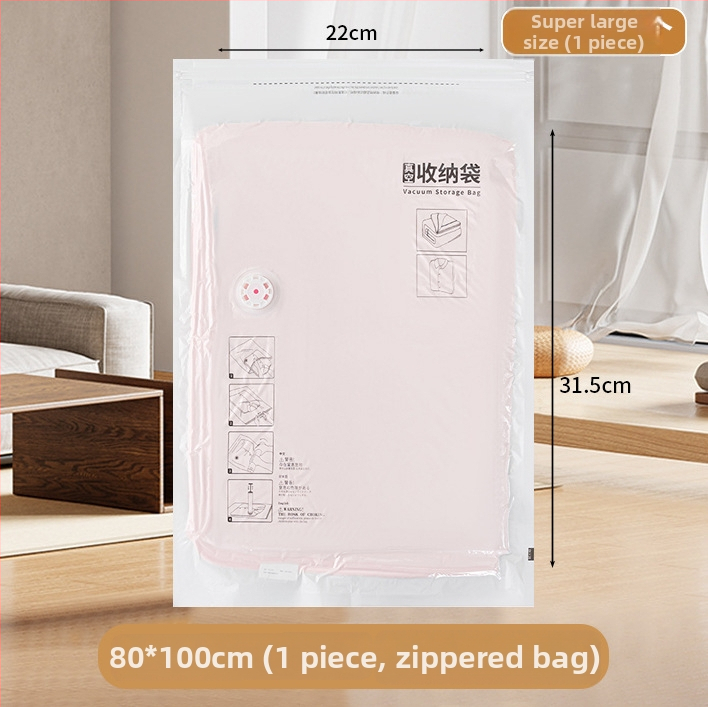 Mājās lietojama vakuuma kompresijas soma drēbēm ar sūknīti, PET+PE materiāls, kompresijas soma modelis
