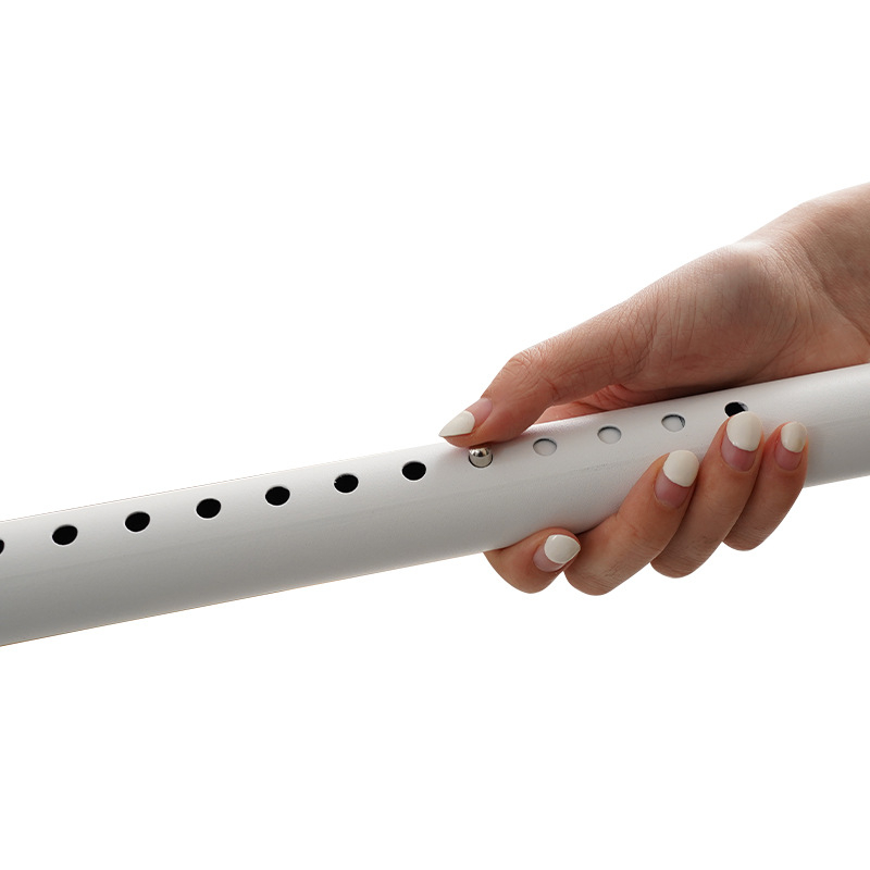 Šipka za zavjese bez bušenja s teleskopskim držačem za kutni prozor, debeli obojeni nosač, nehrđajući čelik, moderni minimalistički stil