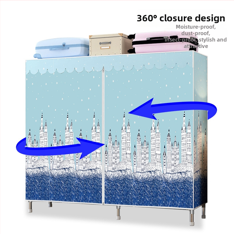 Poliészter-pamut anyagú gardróbvédőhuzat, modell 153, modern minimalist stílus, márka Zhaiyijia