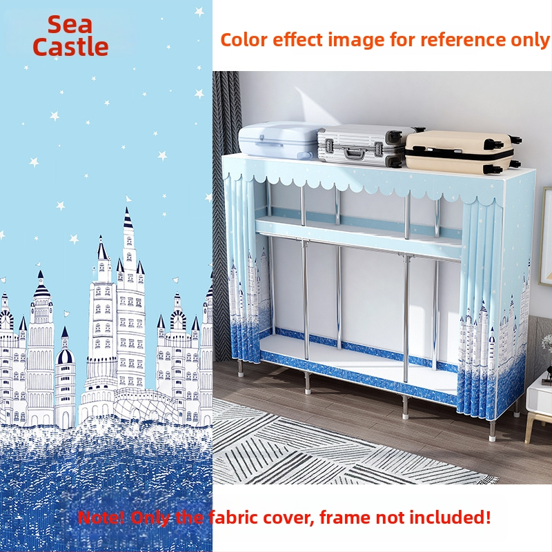 Poliészter-pamut anyagú gardróbvédőhuzat, modell 153, modern minimalist stílus, márka Zhaiyijia