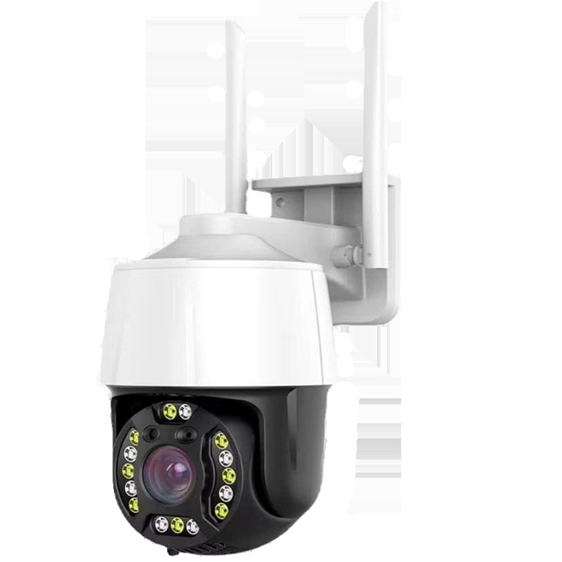 Tinklo bevielė kamera, PTZ 355°, minimalus apšvietimas 0.00001 lx, elektroninis uždarymas 1/100000, darbinė temperatūra -20°C iki 60°C, maitinimo įtampa 12V