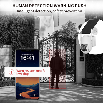 IP kamera - 3MP/2K, 3.6mm objektyvas, minimalus apšvietimas 0.1 lux, IR nuotolis 12 m, darbinė temperatūra -30°C iki 60°C