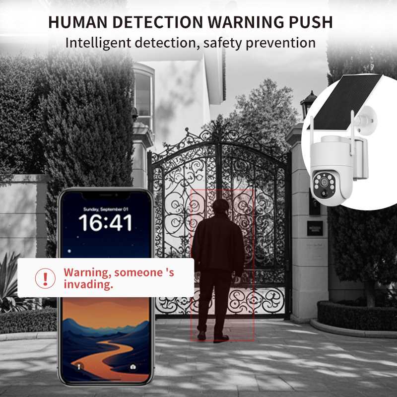 IP kamera - 3MP/2K, 3.6mm objektyvas, minimalus apšvietimas 0.1 lux, IR nuotolis 12 m, darbinė temperatūra -30°C iki 60°C