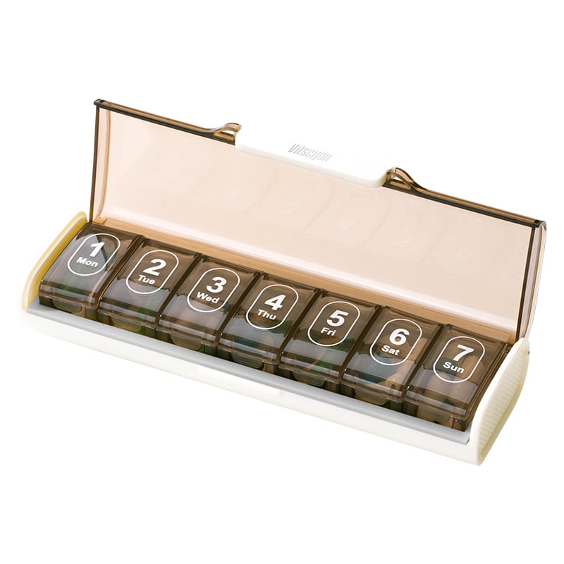 Kutija za tablete sa sedam pretinaca, prenosna, zatvorena i otporna na svjetlost i vlagu, tjedni dozator