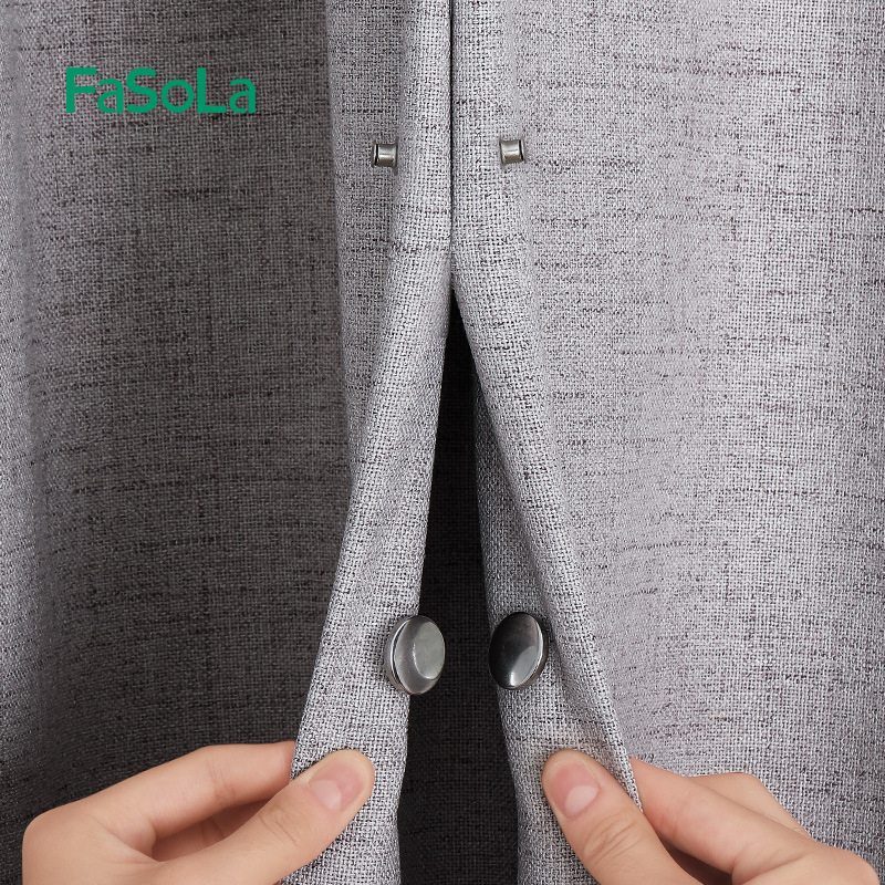 FaSoLa Magnezinė užuolaidų sagtis su magnetiniu uždarymu, cinko lydinys, pritaikoma, šiuolaikinis stilius