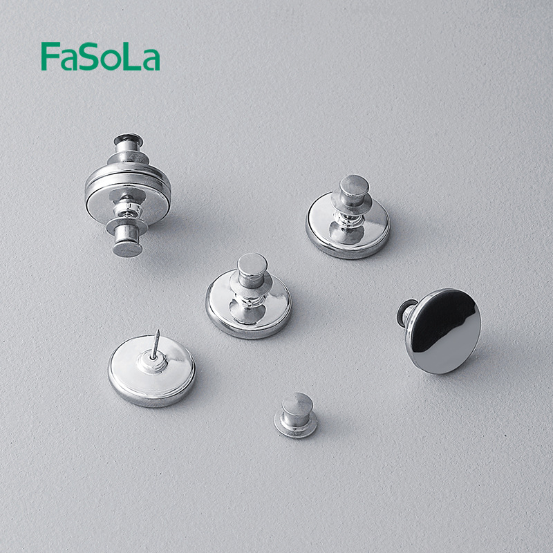 FaSoLa Магнитна закопчалка за завеси, цинкова сплав, без пирони, персонализируема