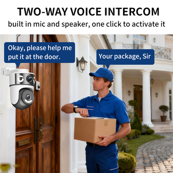 Sferinė kamera, 360° panorama - minimalus apšvietimas 0,005 lx - SNR > 38 dB - viduje / lauke naudojimui - maitinimas 5V