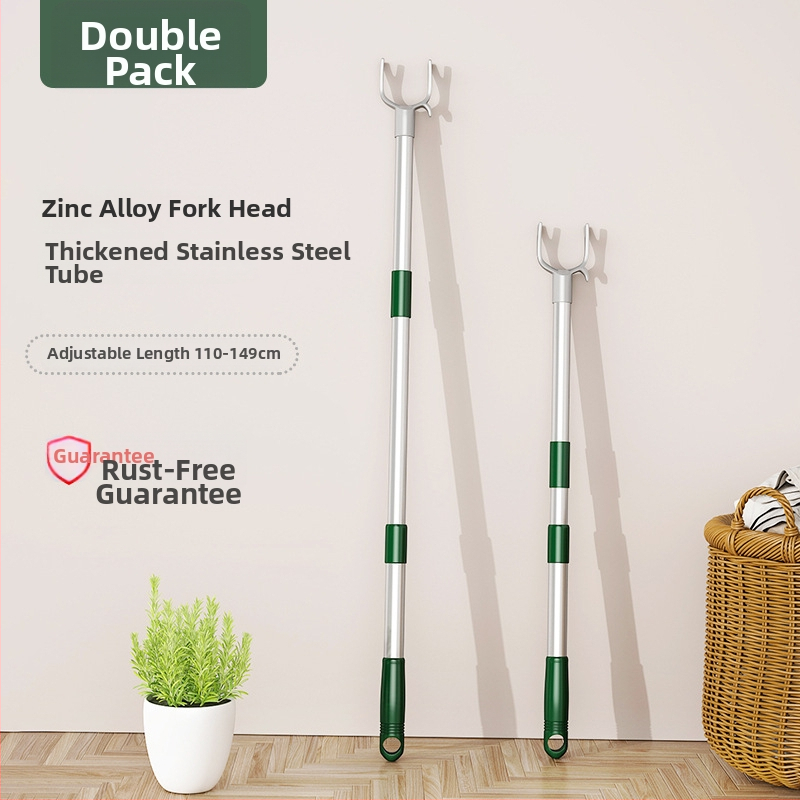 Išskleidžiamas drabužių džiovyklo strypas iš cinko lydinio balkonui