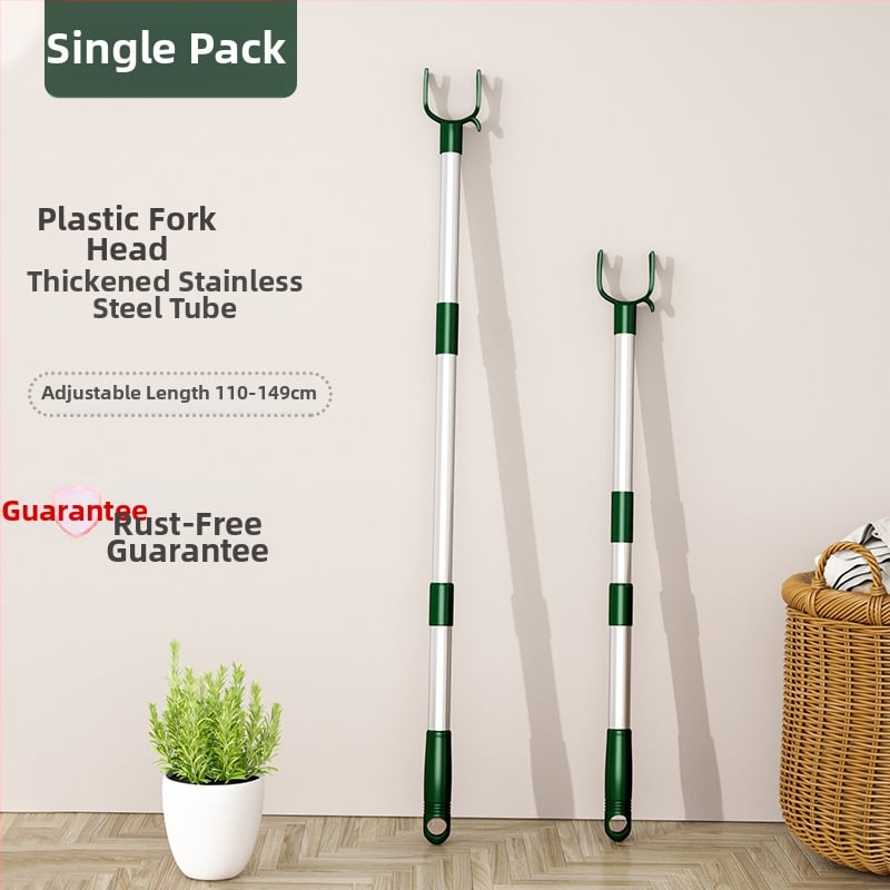 Išskleidžiamas drabužių džiovyklo strypas iš cinko lydinio balkonui