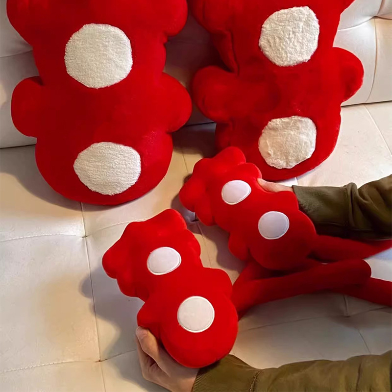 Esküvői párna az ágy melletti dekorációhoz – boldog szavakkal, anyag: textil, stílus: Új kínai stílus, márka: Enjoy silk (Márka: Enjoy silk; Anyag: szövet; Stílus: Új kínai stílus)