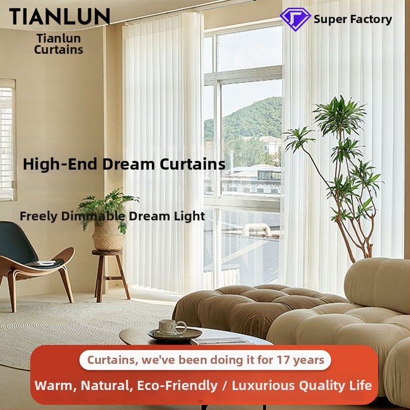 Užuolaidos balkonui ir svetainei, poliesteris, pusšviesos 40–70%, šiuolaikinis minimalistinis stilius