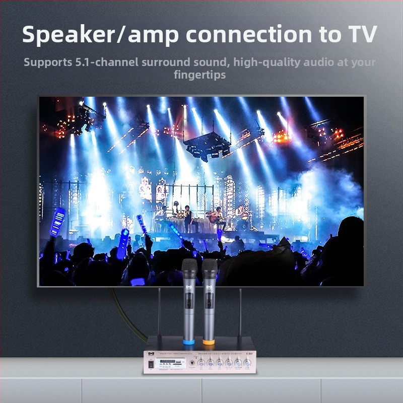 Digitālais optiskais audio kabelis televīzijai — optiskais kodols, zeltīti kontakti, saderīgs ar TV, DVD, PS4 un pastiprinātāju