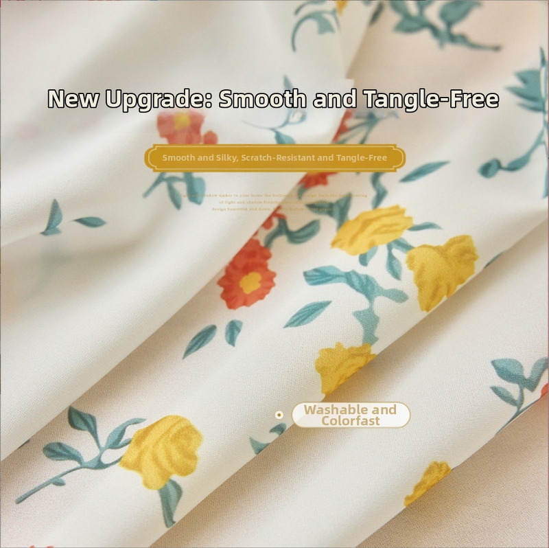 Dengtuo poliesterinė permatoma užuolaida — skaidri, lengvas prabangos stilius, tinkama svetainei, miegamajam ir balkonui