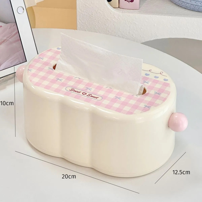 Shunran Cutie pentru șervețele de hârtie - Design modern simplu, din plastic, Modelul 1067, multifuncțională, potrivită pentru mașină, sufragerie și baie