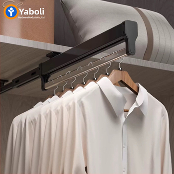Ormar za hlače s ugrađenom teleskopskom kliznom tračnicom, gornja montaža, moderan stil, model CLKJXK, branda yabaoli/Abel, materijali: plast, aluminijska legura, hladno valjani čelik