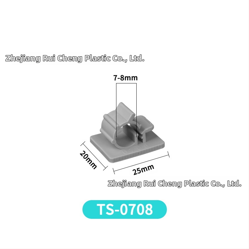 Suport adeziv pentru cabluri TS0607891012141618 pentru gestionarea cablurilor - Jin Ruicheng