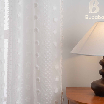 Poliestera aizkari ar augu rakstu balkonam un grīdas līdz griestiem logiem, pilnīga aizklāšana 90–100%, Cloth daddy