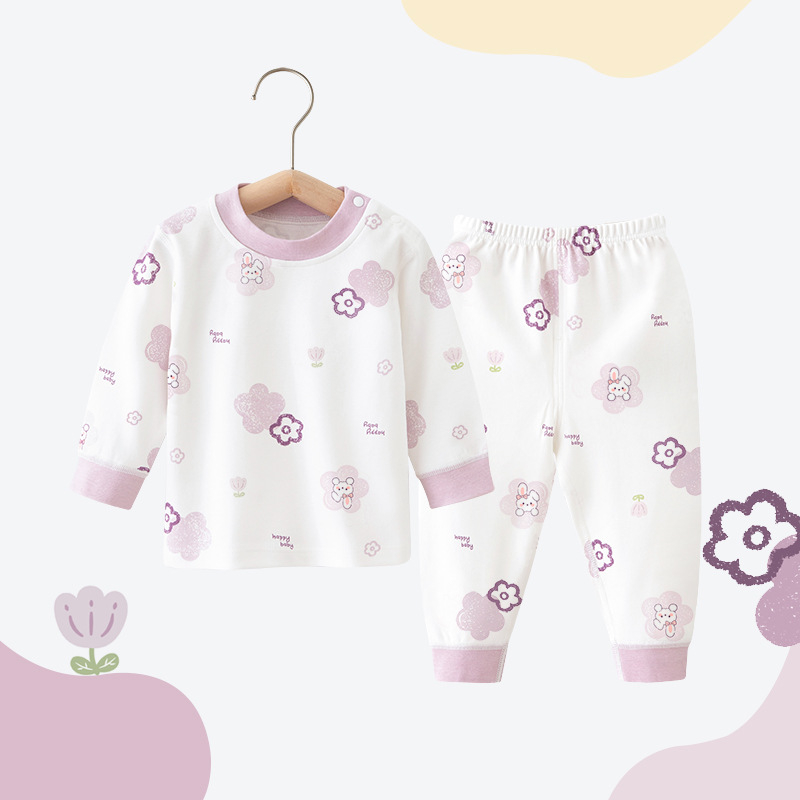Dječji jesenski kućni komplet: top bez rukava i hlače, camisole stil i japanski stil, pamuk podstava, Han Fang, uzrast 9–13 godina